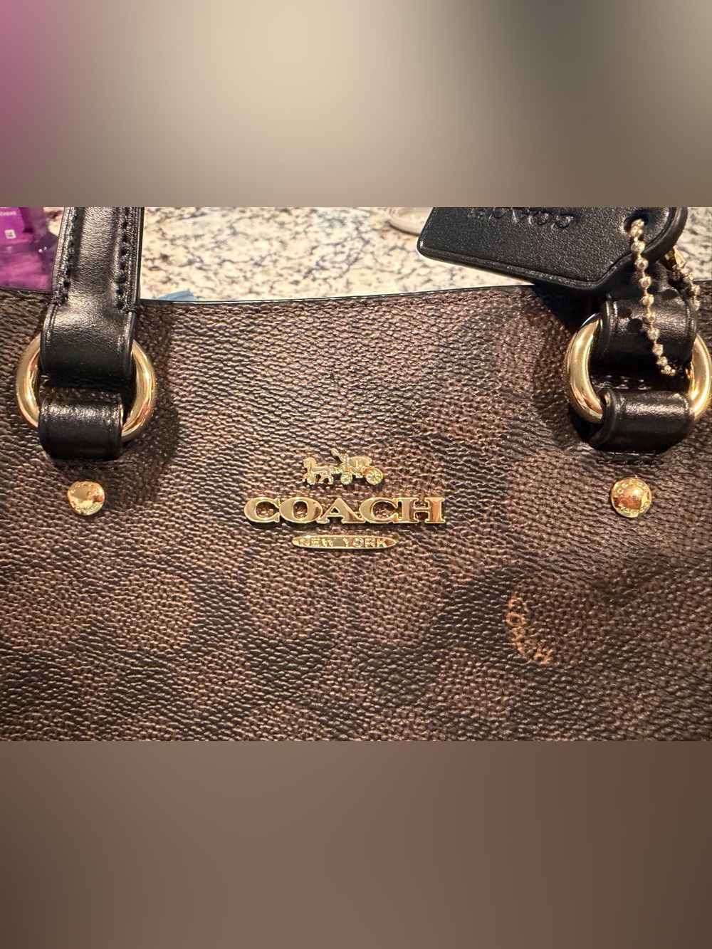 Coach Station Carryall Bag - signature canvas, cross body